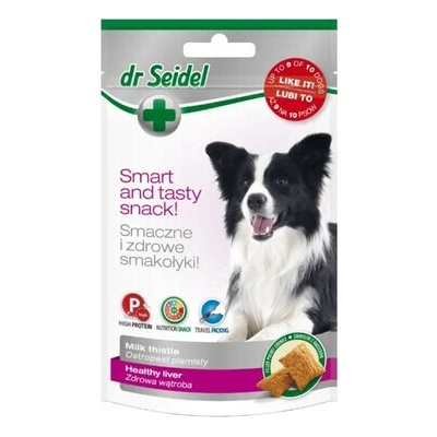 DR SEIDEL Inteligentný chutný snack pre zdravú pečeň pre psov 90 g