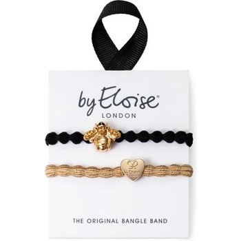 By Eloise London Set The Golden Bee ластик за коса