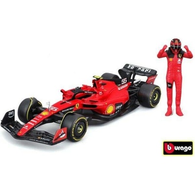 BburagoFormula F1 Ferrari Scuderia SF-23 2023 nr.55 Carlos Sainz with driver and 1:24