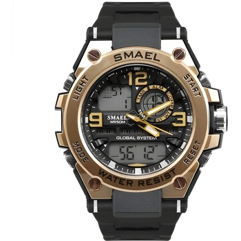 SMAEL Часовник smael bo-29424 - Черен / Злато Розов kp29424