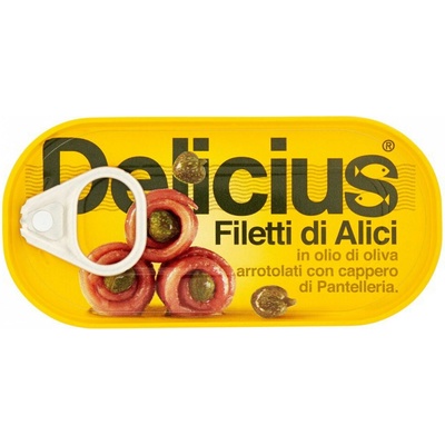 Delicius filety z ančovičiek s kaparami 46 g