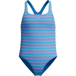 Speedo Детски бански костюм Speedo Kid's Print Medalist One Piece Swimsuit - Periwinkle Blue - размер 128 (EU) (750-2739-0113)