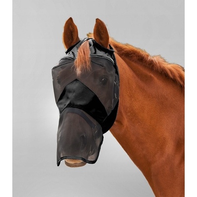 Waldhausen Maska proti hmyzu bez ochrany uší s překrytím nozder černá