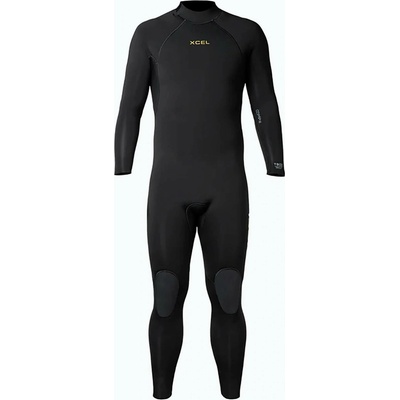 Pánský Xcel Comp 4/3 mm Back Zip Full black