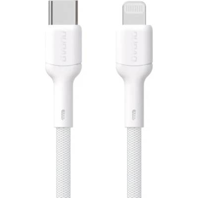 Dudao L9X 30W USB-C - Lightning кабел 1m - бял (L9X_White 1M)