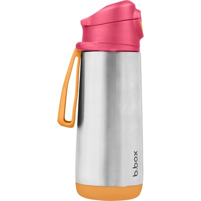 b.box sport dětská termoska růžová oranžová 500 ml
