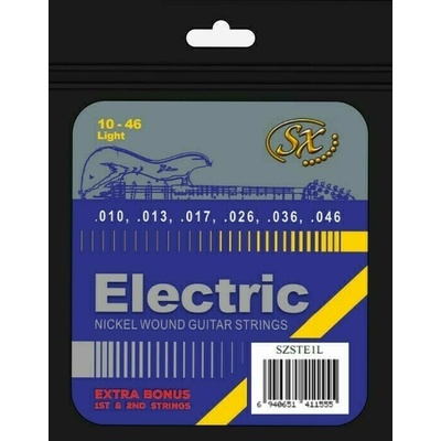 SX SZSTE1L Light Струни за електрическа китара (SZSTE1L)