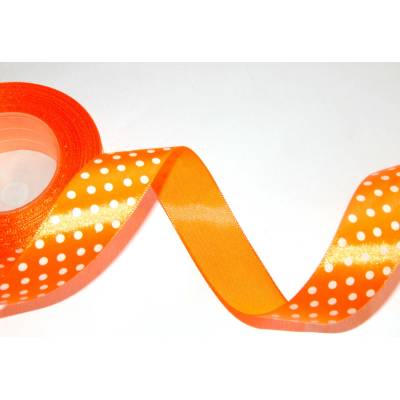 Stuha saténová s puntíkem, WSK6020, šíře 12 mm / balení 22 m – Zbozi.Blesk.cz