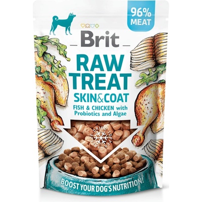 Brit Raw Treat Dog Skin & Coat Fish & Chicken 3 x 40 g