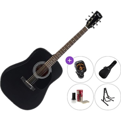 Cort AD810E SET 2 Black Satin Електро-акустична китара Дреднаут