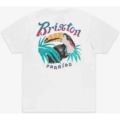 Brixton tričko Paraiso S/S Tlrt White