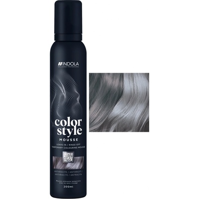 Indola Tónovací pěna na vlasy Antracit 200 ml