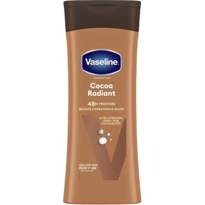 Vaseline Intensive Care Cocoa Radiant озаряващ лосион за тяло за суха кожа 400 ml унисекс