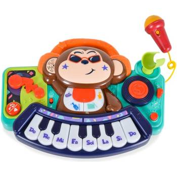 Moni Мини пиано с микрофон DJ Monkey 3137 (3800146224189)
