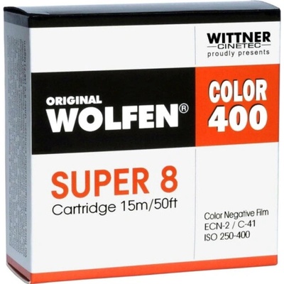 WOLFEN WOLFEN Color 400 Super 8 (ISO 250-400), Cartridge 15m