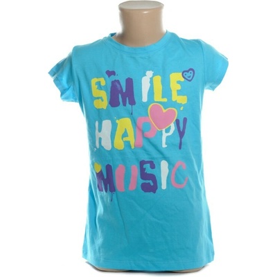 Detské tričko Smile happy music kratky rukav fialová