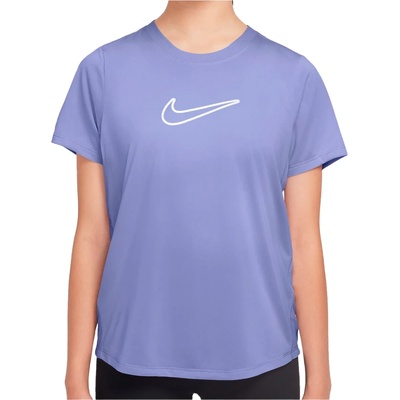 Nike Детска спортна тениска Nike Kid's One Fitted Dri-Fit Short-Sleeve Top Sport shirt - Light Thistle / White (704-4926-0611)
