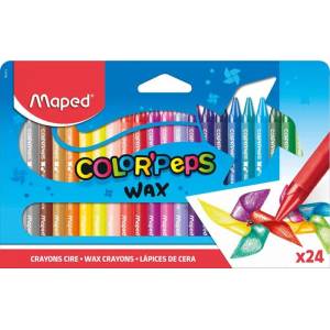 Maped Мазен пастел, MAPED "ColorPeps Wax", 24 различни цвята 861013 (861013)