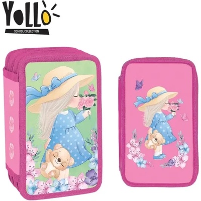YOLLO Несесер YoLLo с 3 ципа, 38 части GIRLY