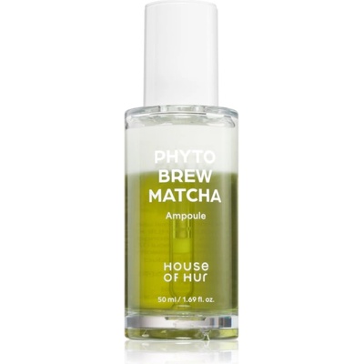 House of Hur Phyto Brew Matcha Ampoule хидратиращ и успокояващ серум за озаряване на лицето 50ml