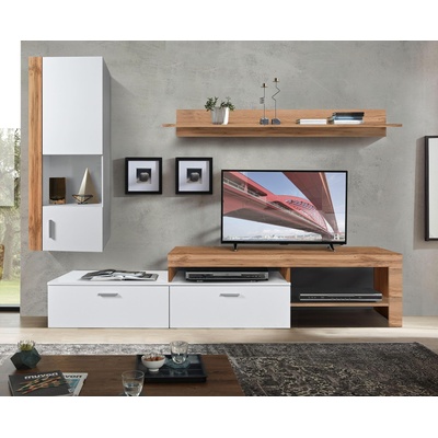 Холна секция Aruba дъб вотан и бяло