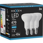 Mexen Nova 3x LED крушка E14, R50, 4, 5W, Студена - 6500K, 470 lm - L103-E14-0565-01x03 (L103-E14-0565-01x03)