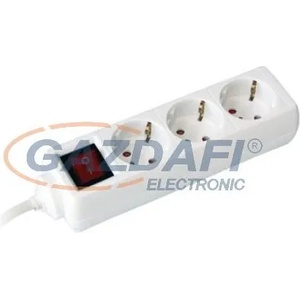 Commel 3 Plug 3 m Switch (0816)