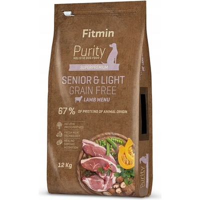 Fitmin Purity GF Senior & Light Lamb 12 kg