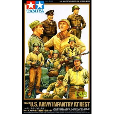 Tamiya U.S. Army infantry + Car 1:48