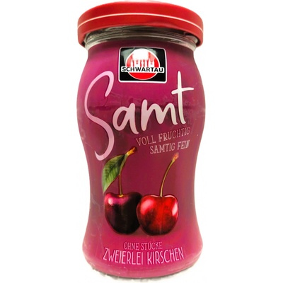 SCHWARTAU SAMT ZWEIERLEI KIRSCHEN ovocná marmeláda 270 g