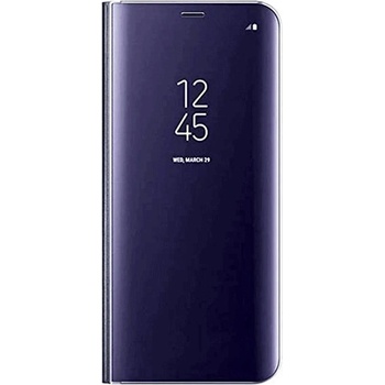 Púzdro SES Zrkadlový plastový flip Samsung Galaxy A52 A525F - modrý
