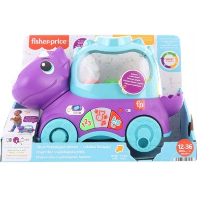 Dudlu Fisher price Hrající dino s vyskakujícími míčky HNR51 TV