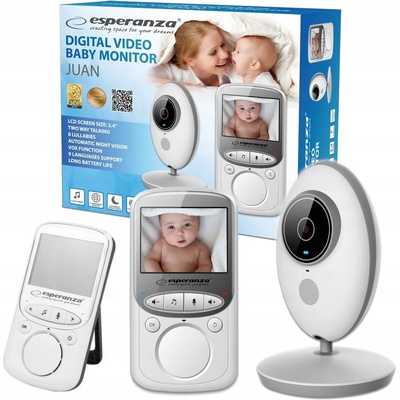 Esperanza 2.4" LCD Juan EHM003 elektronická chůvička s kamerou – Zboží Mobilmania