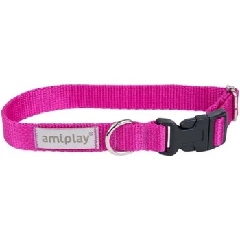 amiplay collar SAMBA - нашийник за куче - РОЗОВ, размер L - 35-50 х 2 см - Полша - 278462