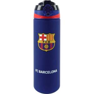 Barcelona fc Пластмасова бутилка за вода FC Barcelona 700 мл - със затваряне с бутон, без BPA (580-00214)