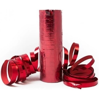 PartyDeco Serpentiny holografické červené