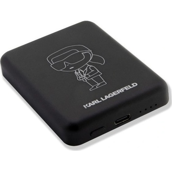 KARL LAGERFELD Карл Лагерфелд Индуктивен Power Bank 3000mAh MagSafe Черно (149286)