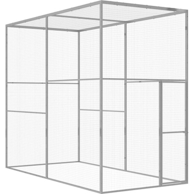 VidaXL Klietka pre mačky 3 x 1,5 x 2,5 m