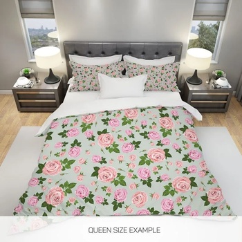 Image 1 of Флорално спално бельо памучен сатен от Никол Танеф