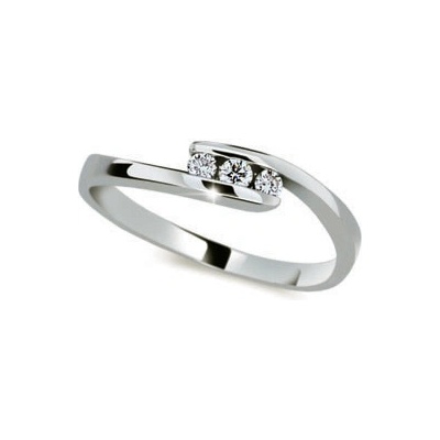 Steel Edge prsten stříbro se zirkony 2072