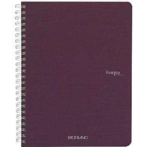 Fedrigoni Ecoqua A5 70 листа лилав тефтер със спирала 19148212 (19148212)