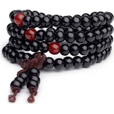 Blingstar Dřevěný náramek / Buddha 1857 black