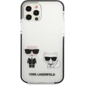 Image 1 of KARL LAGERFELD Гръб Karl LagerfeldTPE Karl and Choupette Case за iPhone 12/12 Pro - Бял