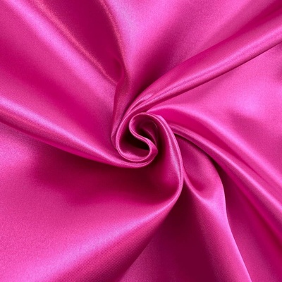 Satén Delia - Růžová magenta