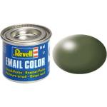 Revell Емайлна боя, Revell, Email Color, Копринено маслинено зелено, 14 мл (R32361)