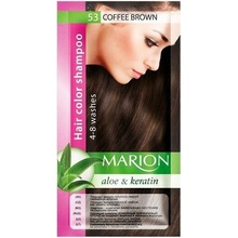 Marion Hair Color Shampoo 53 Coffe Brown barevný tónovací šampon kávově hnědá 40 ml