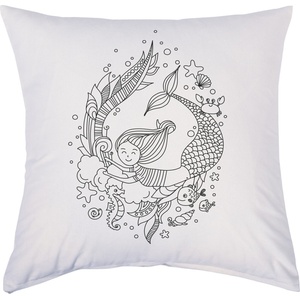 Knorr Prandell 212305471 Калъфка за възглавница White 400×400 mm русалка (212305471)