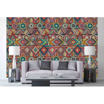 DIMEX ART s. r. o Самозалепваща се флизелинова фототапета индийски шарка 375 x 250 см