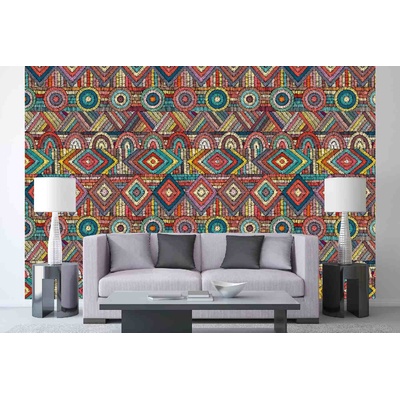 DIMEX ART Самозалепваща се флизелинова фототапета индийски шарка 375 x 250 см