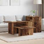 vidaXL Конзолна маса Старо дърво 91, 5 x 35 x 38, 5 см (891166)